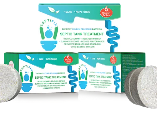 How Septifix works inside a septic tank